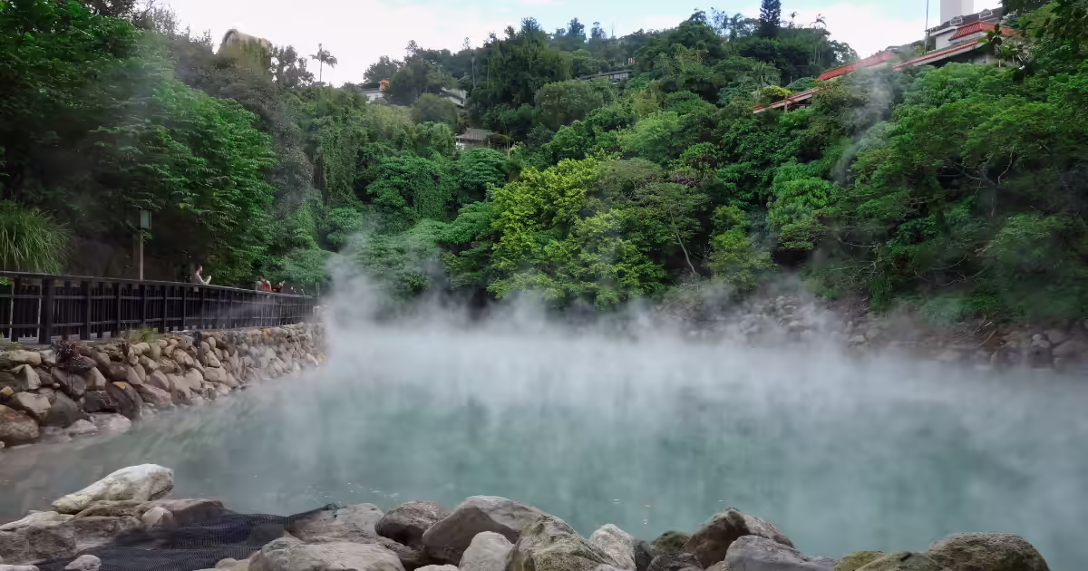 Public hot spring bathing area in Vashisht village Manali