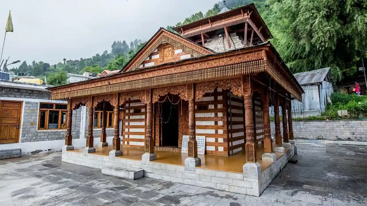 Vashishta Temple complex above the cave