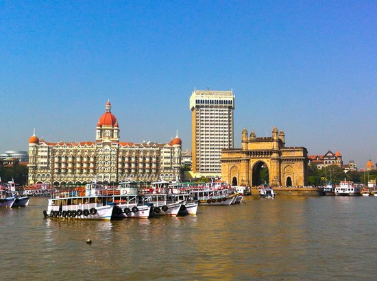 View of Taj Mahal Palace from Gateway of India