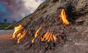 Yanar Dag Burning Mountain Azerbaijan