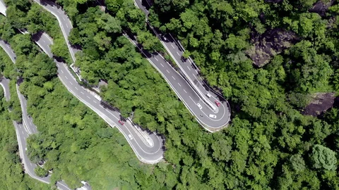 Aerial view of Yercaud hill station Tamil Nadu